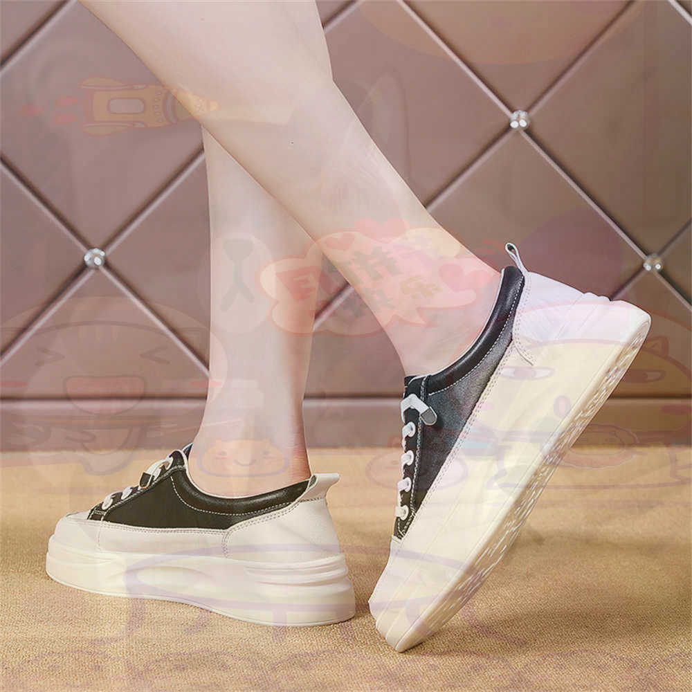 Home Gym Outdoor Ideas - Sznurowane mokasyny Chunky Loafers Woman Skateboarding