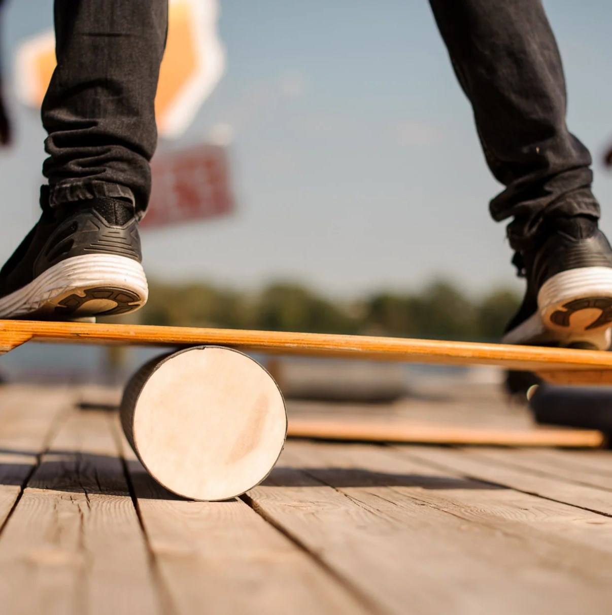 Wobble Board Balance - Drewniana deska balansująca dla dzieci, do