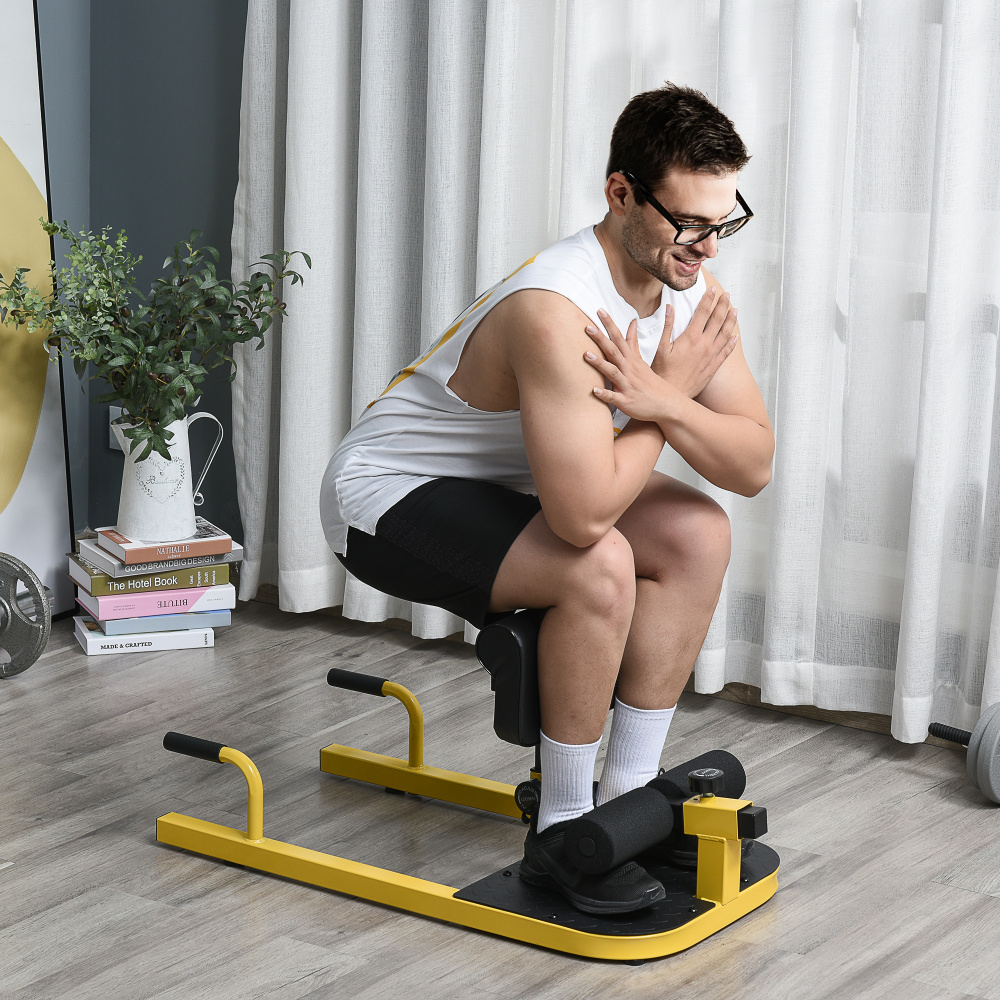 Home Gym Yellow - Ye Soozier 3-w-1 Wyściełana platforma do
