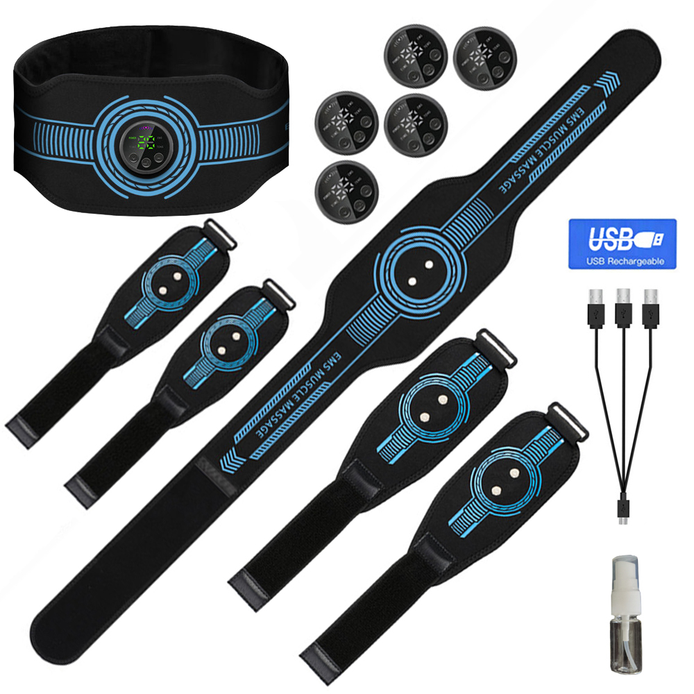 Weight Belt Lifting - USB akumulator trener mięśni brzucha pas