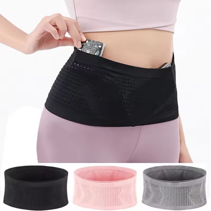 Weight Belt Lifting - Bezszwowa, niewidoczna torba biodrowa do biegania,