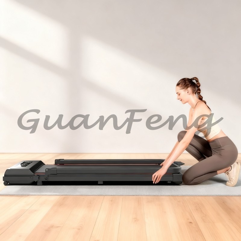 Treadmill Home Gym - Ultracienka, cicha bieżnia płaska do użytku