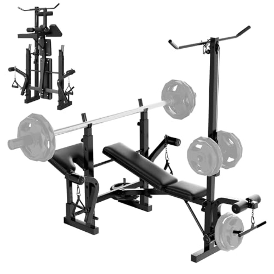 Home Gym Leg Press - Zestaw ławki do ćwiczeń w domu: