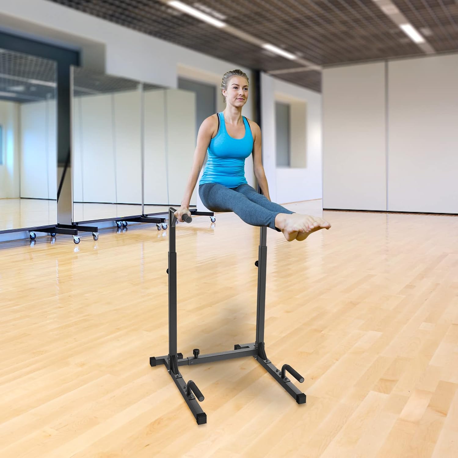 Metalowe poręcze do pompek i b – Home Gym Leg Press recenzja i cena