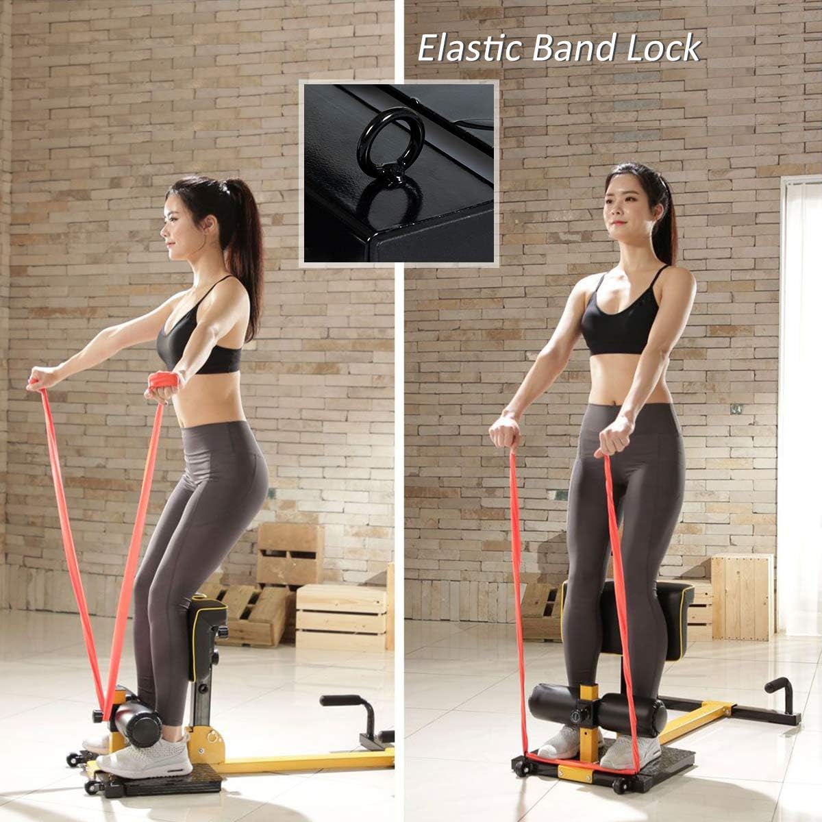 Trening mięśni core w domowej  – Home Gym Yellow recenzja i cena
