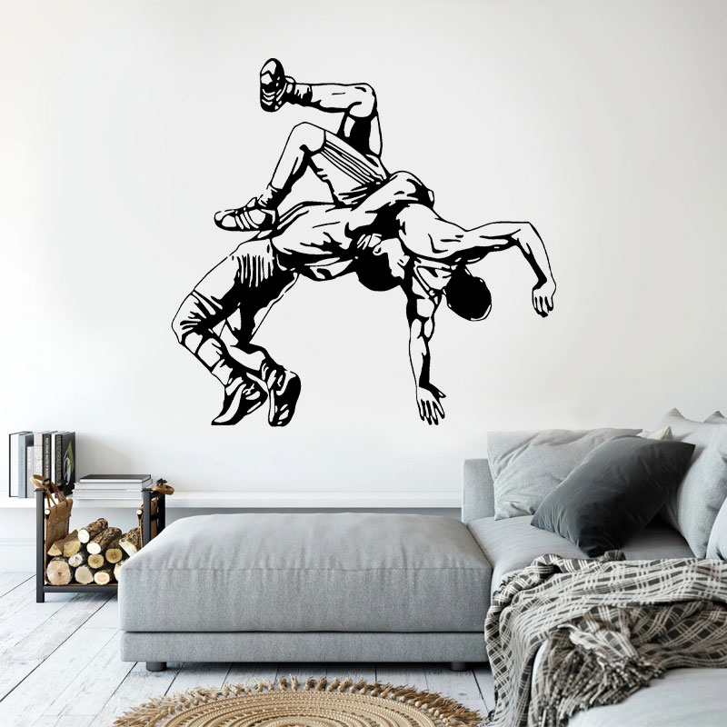 Wrestling Throw Naklejki ścien – Home Gym Aesthetic recenzja i cena