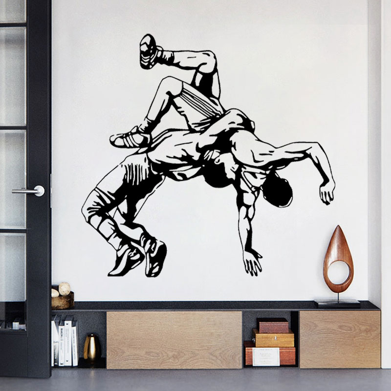 Wrestling Throw Naklejki ścien – Home Gym Aesthetic recenzja i cena