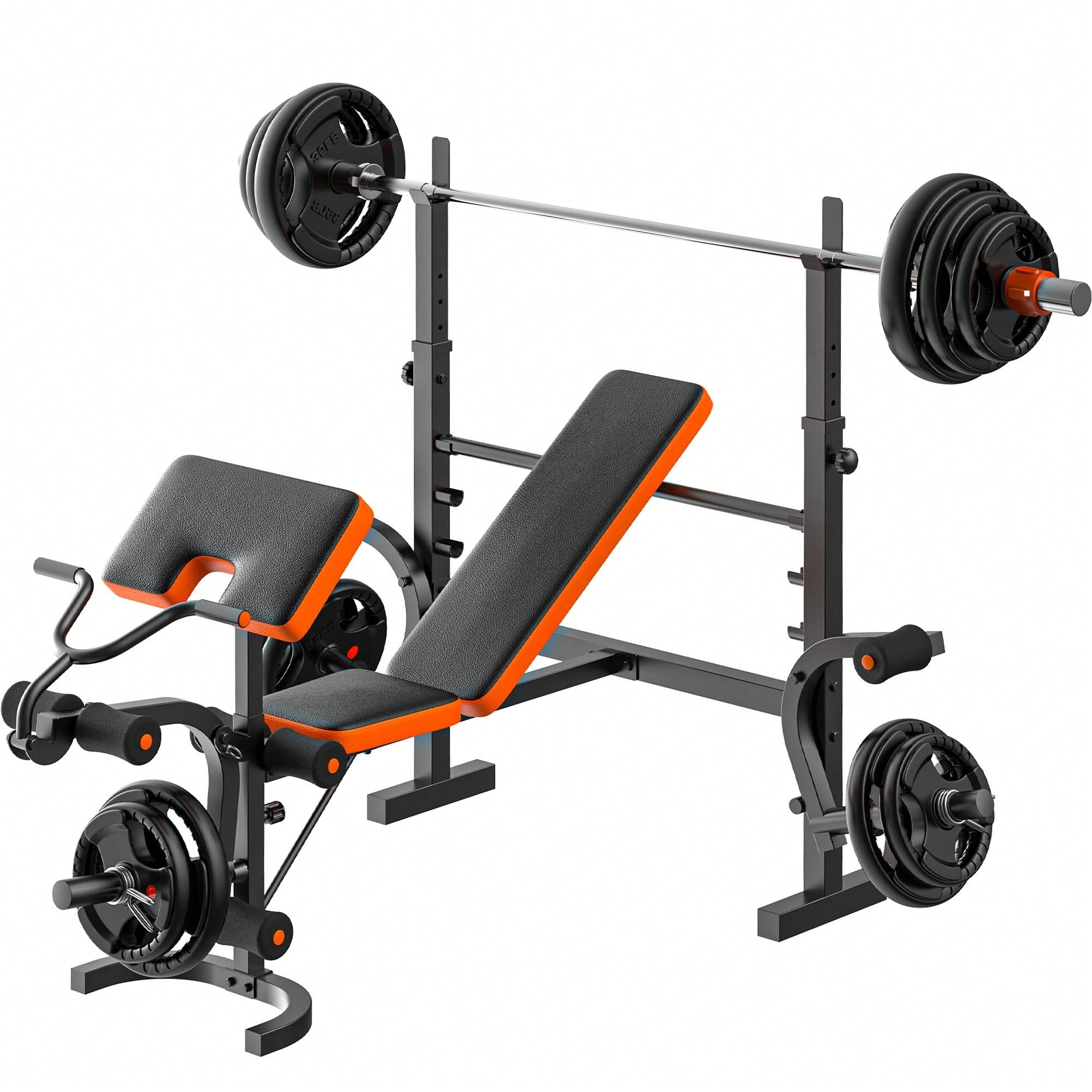 Ławka do ćwiczeń GIKPAL, zesta – Home Gym Leg Press recenzja i cena