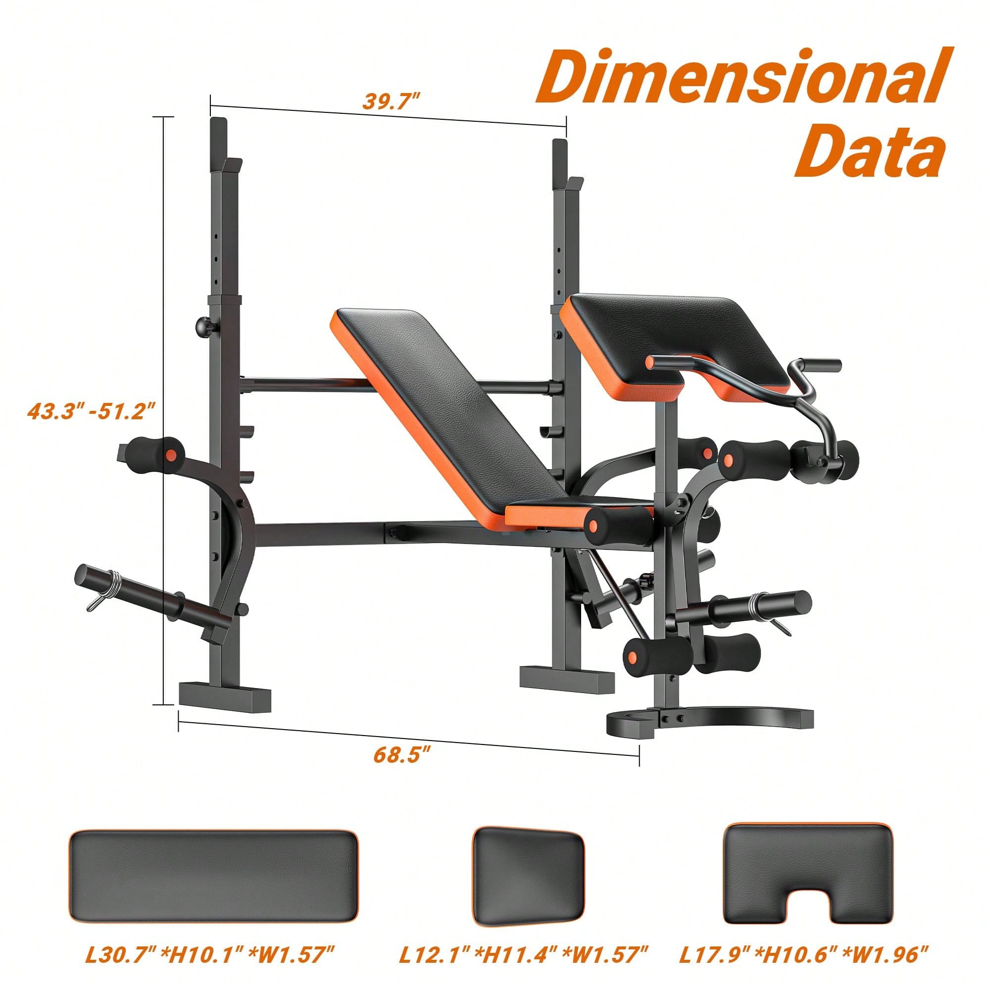 Ławka do ćwiczeń GIKPAL, zesta – Home Gym Leg Press recenzja i cena