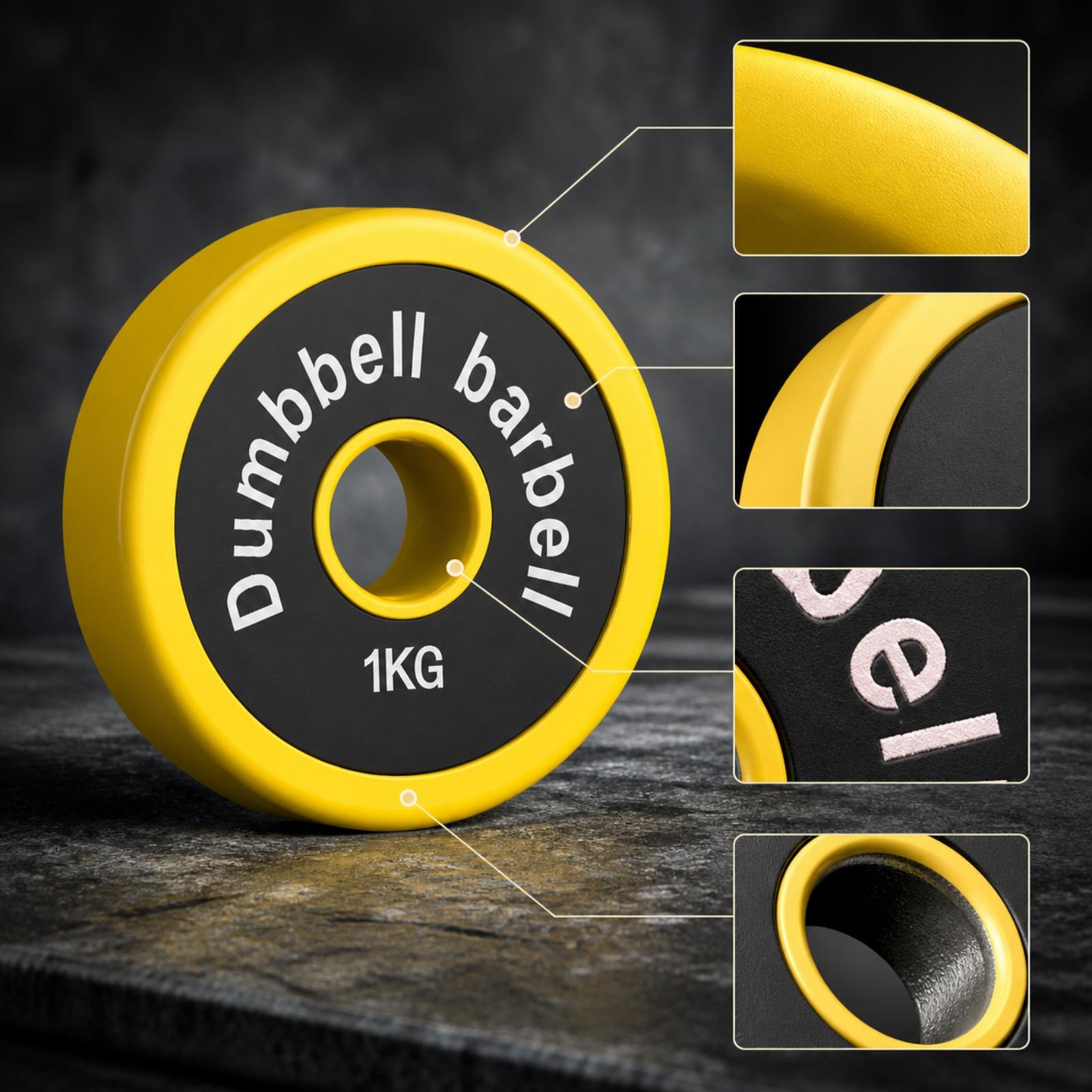Gumowy talerz obciążeniowy do  – Home Gym Yellow recenzja i cena