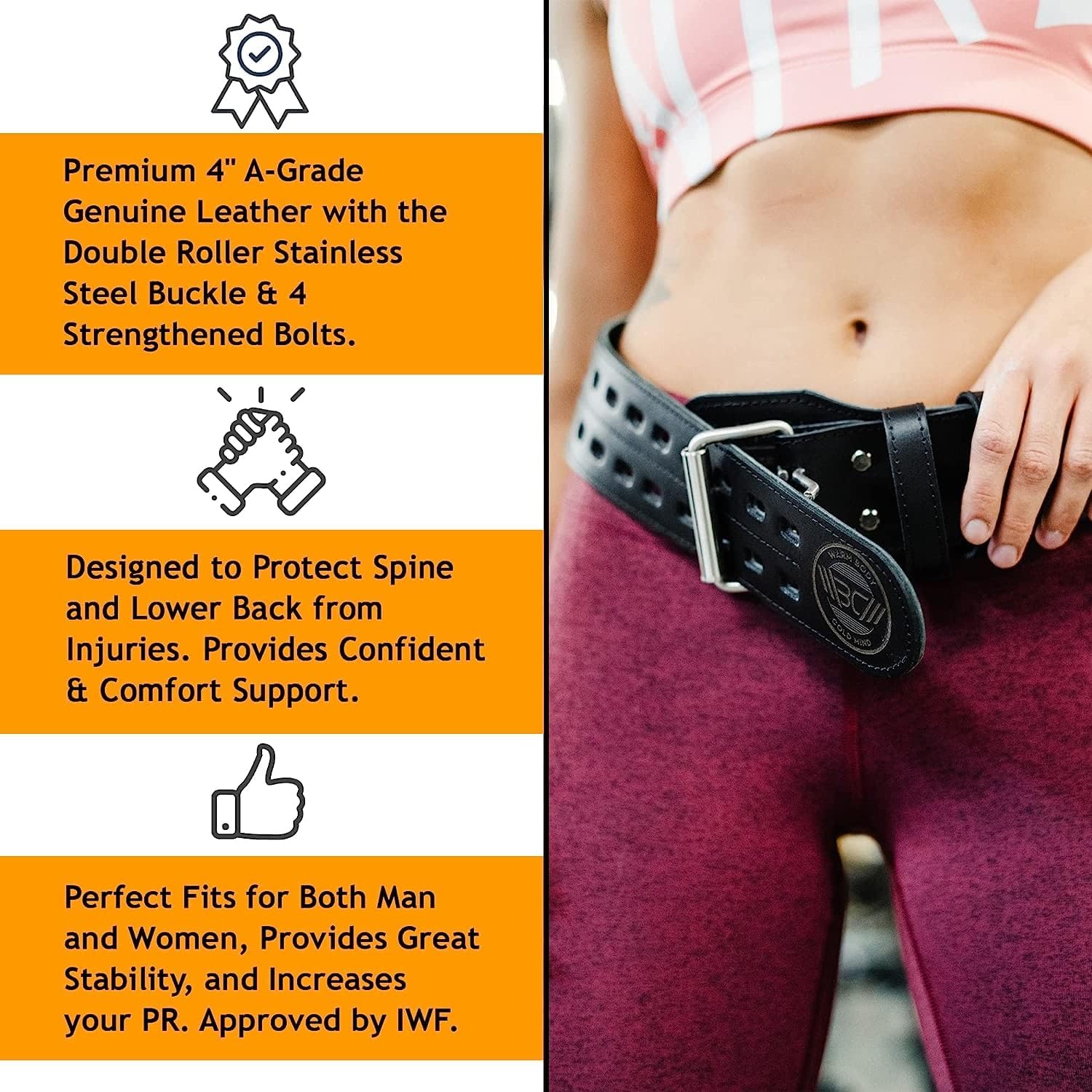 Skórzany pas do podnoszenia ci – Weight Belt Lifting recenzja i cena