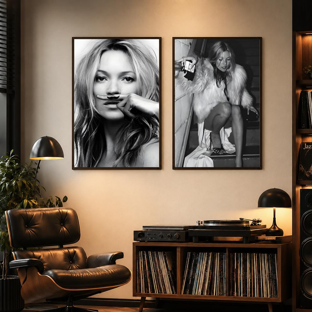 Plakat z Kate Moss HD, wodoodp – Home Gym Aesthetic recenzja i cena