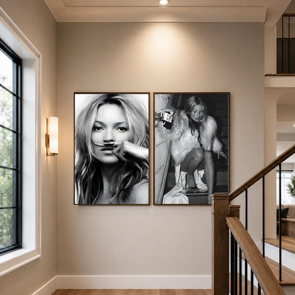 Plakat z Kate Moss HD, wodoodp – Home Gym Aesthetic recenzja i cena