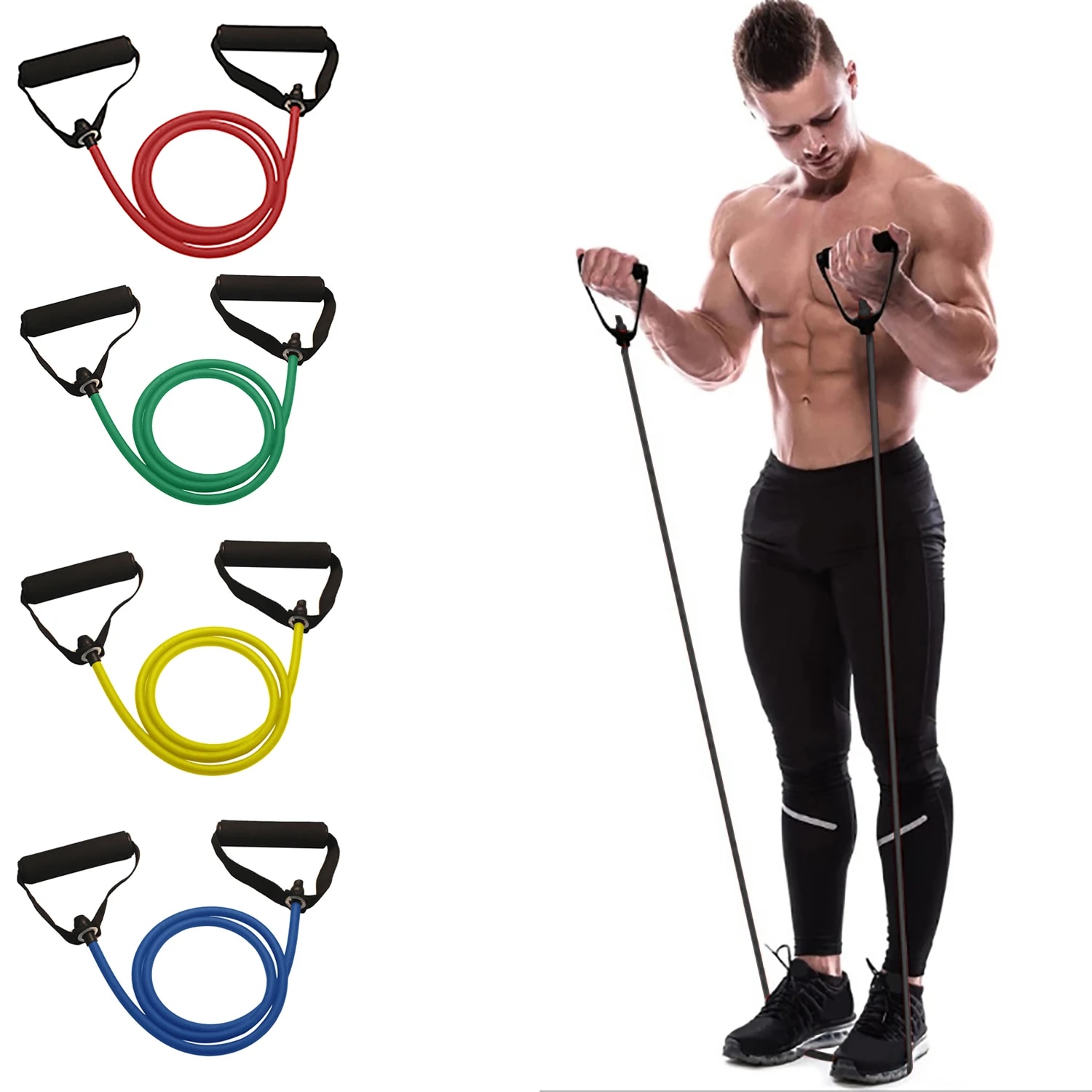 Taśmy oporowe z uchwytami, taś – Home Gym Leg Press recenzja i cena