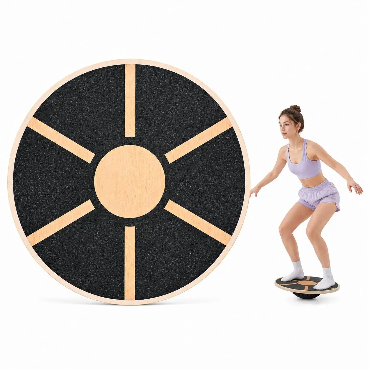 Wysokiej jakości drewniana des – Wobble Board Balance recenzja i cena
