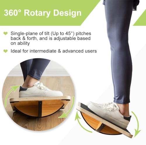 Profesjonalna drewniana deska  – Wobble Board Balance recenzja i cena
