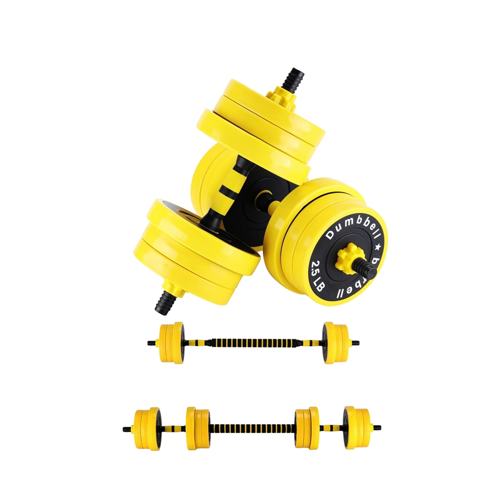 Regulowany zestaw obciążników  – Home Gym Yellow recenzja i cena