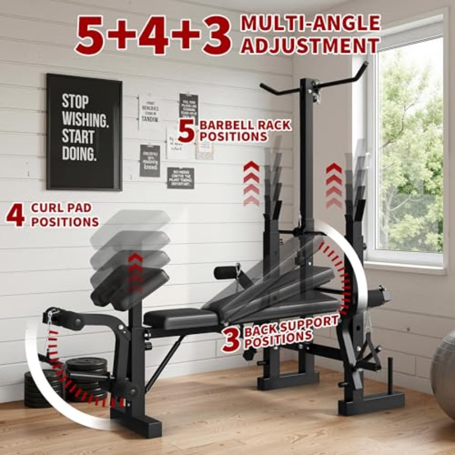 Zestaw ławki do ćwiczeń w domu – Home Gym Leg Press recenzja i cena