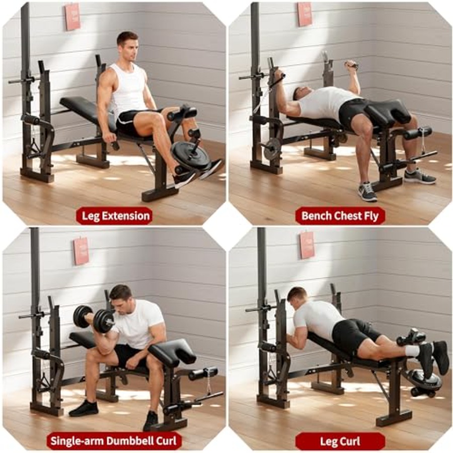 Zestaw ławki do ćwiczeń w domu – Home Gym Leg Press recenzja i cena
