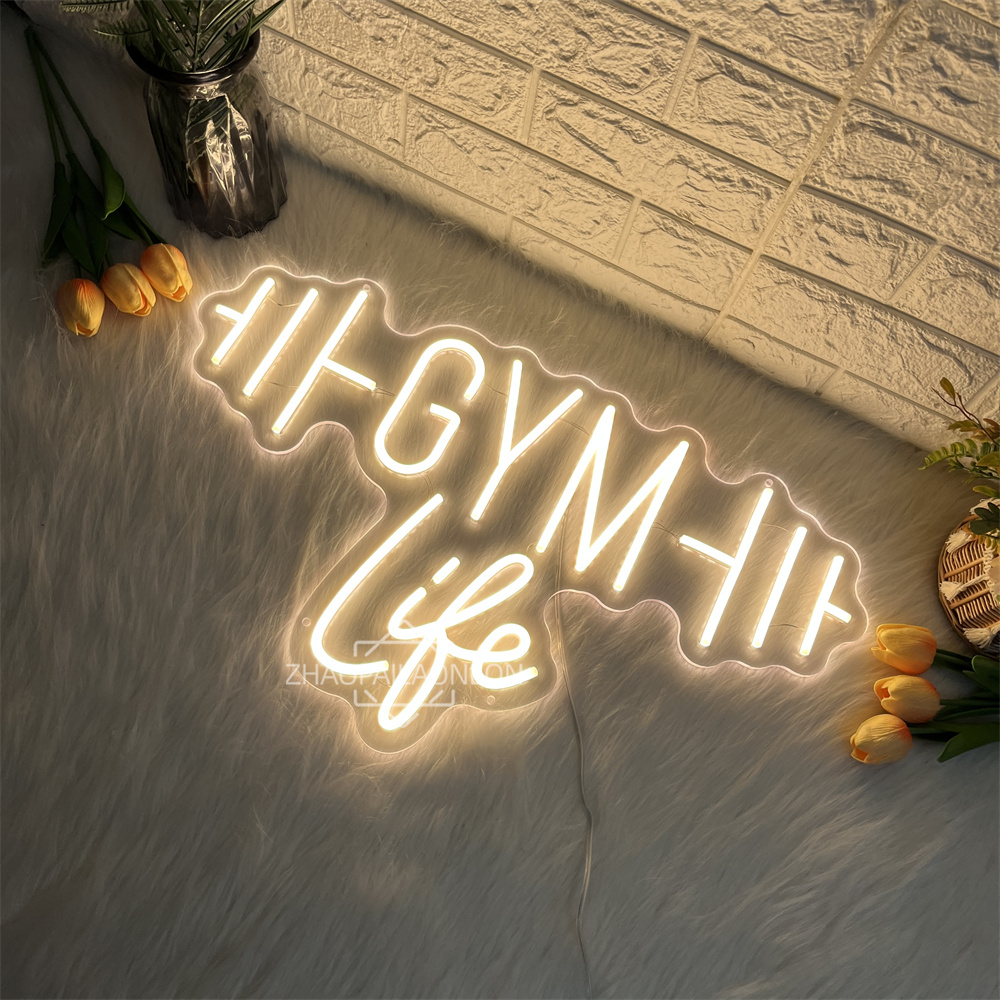 Neonowe litery LED w kształcie – Home Gym Aesthetic recenzja i cena