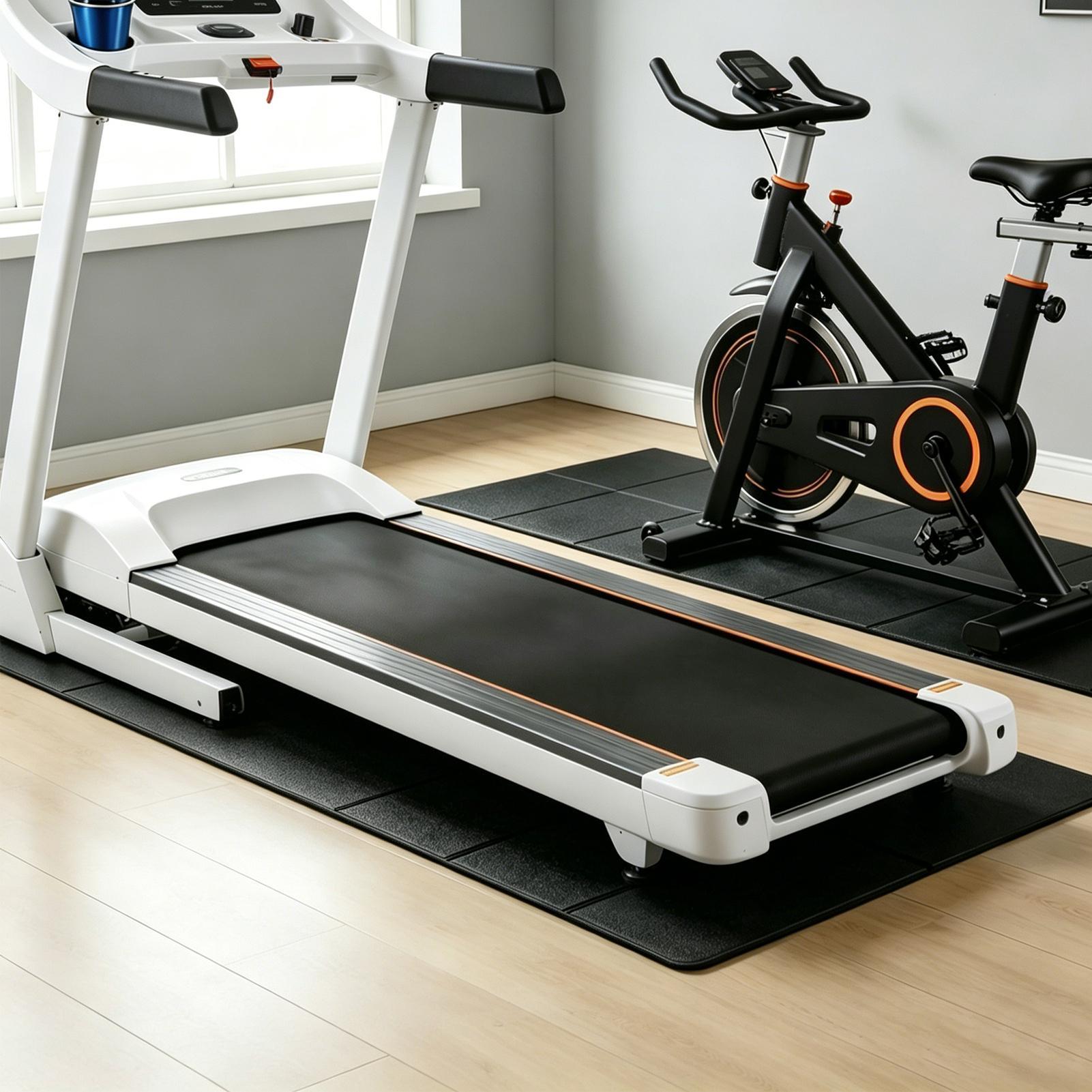 Mata pod bieżnię, wytrzymała,  – Treadmill Home Gym recenzja i cena